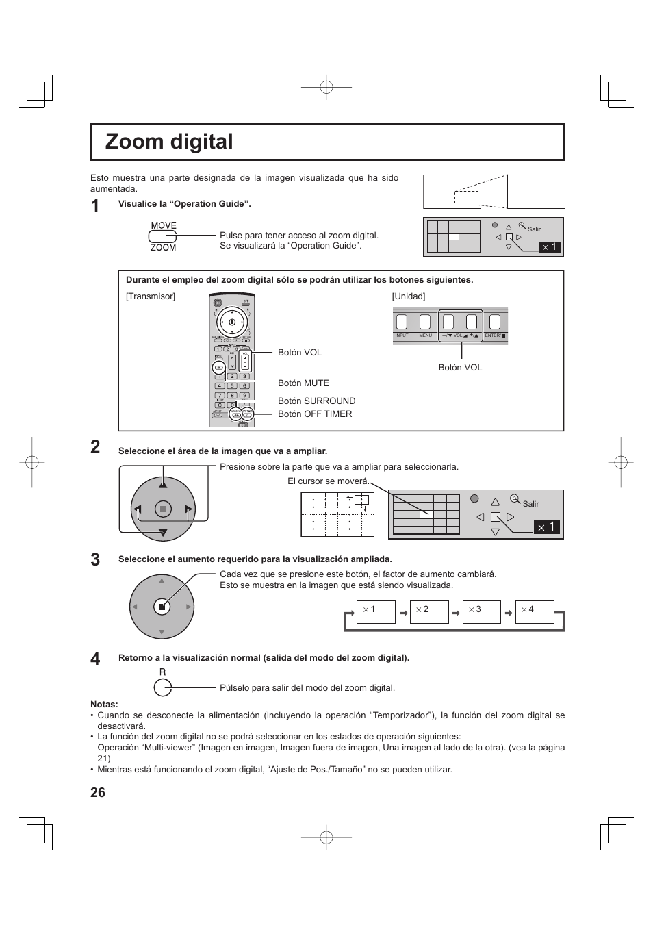 Zoom digital | Panasonic TH-37PH9UK User Manual | Page 76 / 100