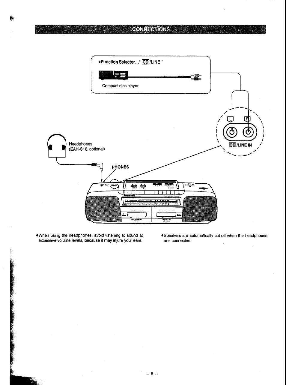 Panasonic RX-FT510 User Manual | Page 8 / 11