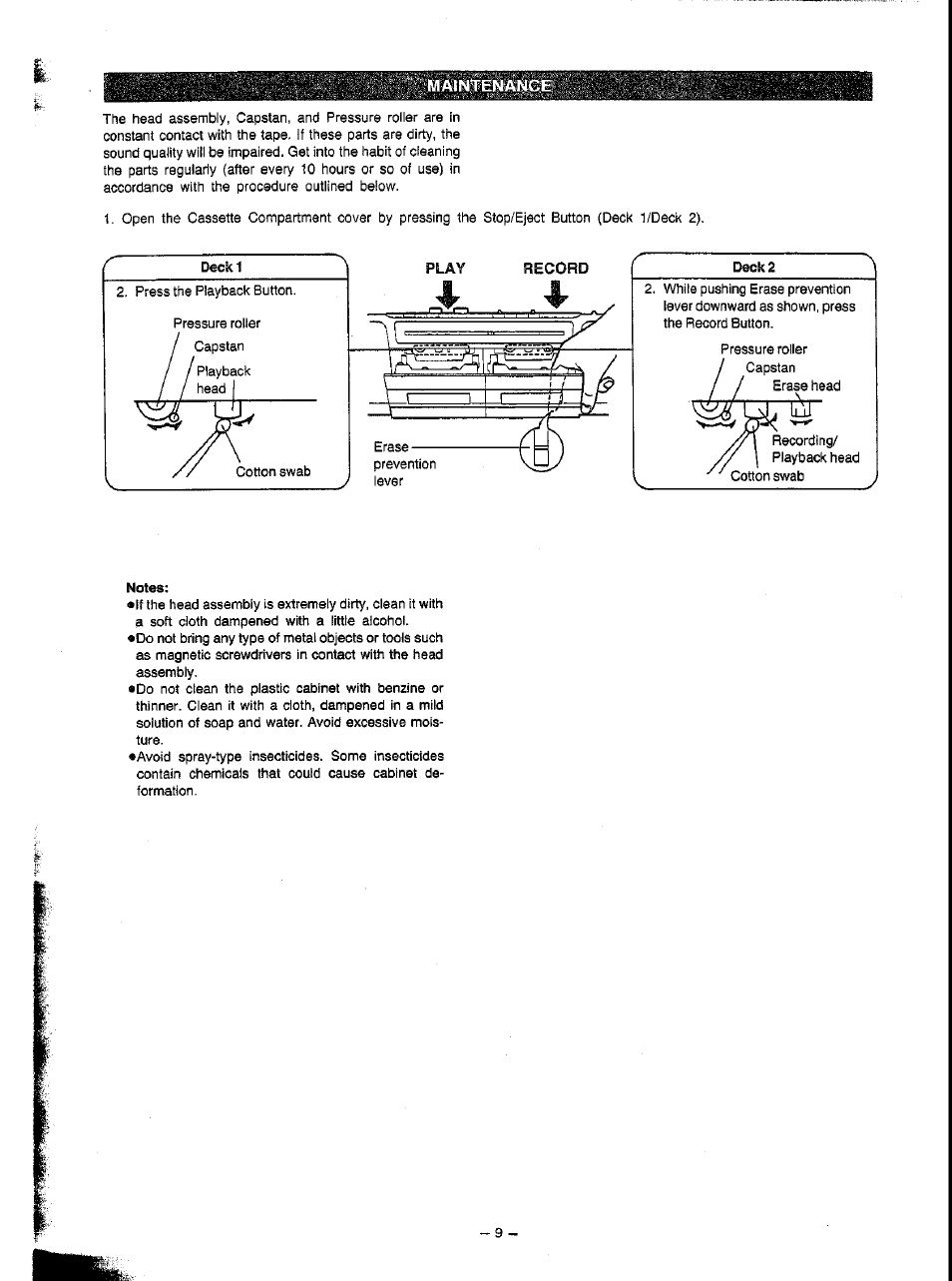 Panasonic RX-FT510 User Manual | Page 9 / 11