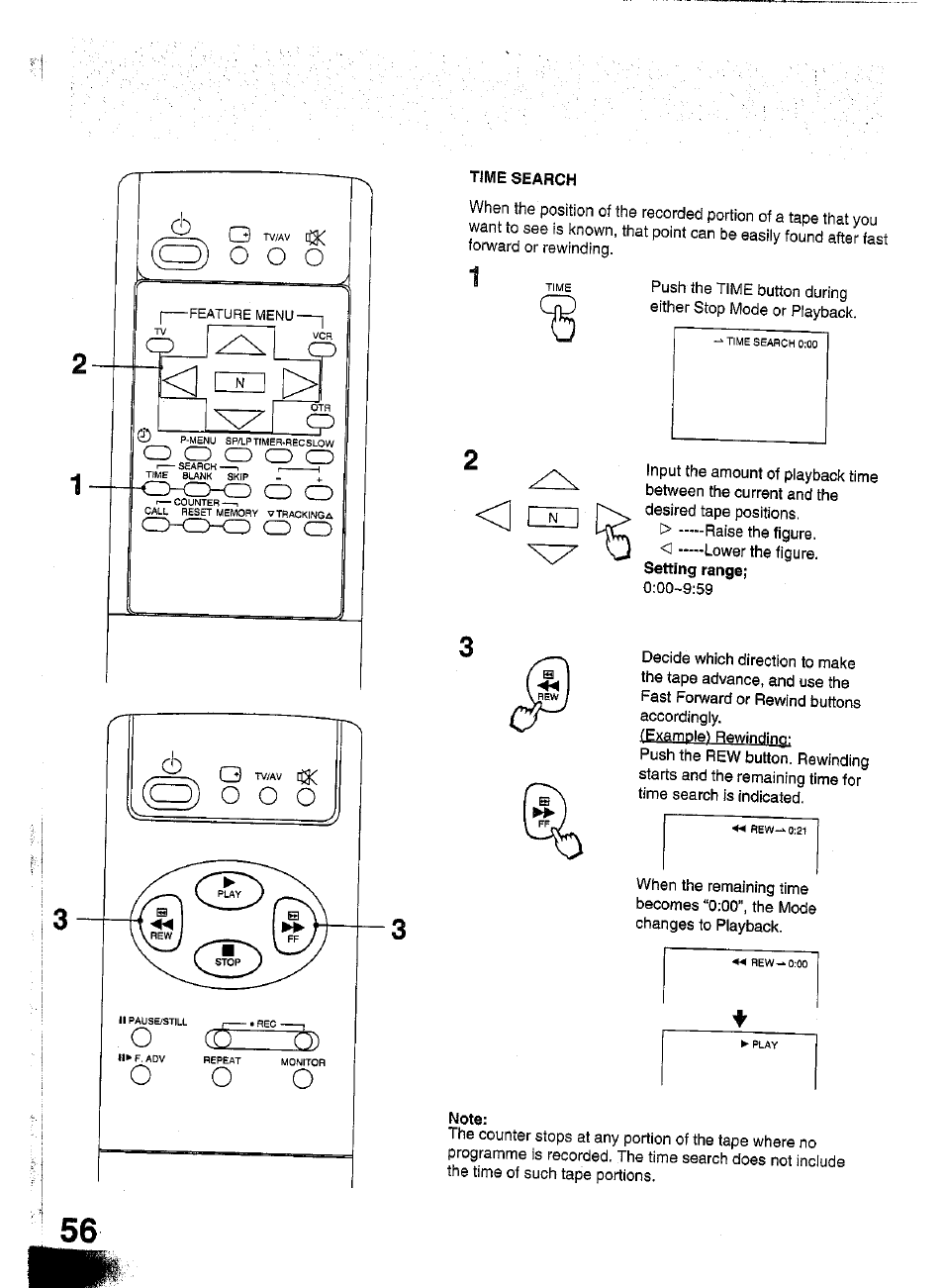 O) o o o, О (хезз, О о о | Panasonic TC-W21 User Manual | Page 56 / 80