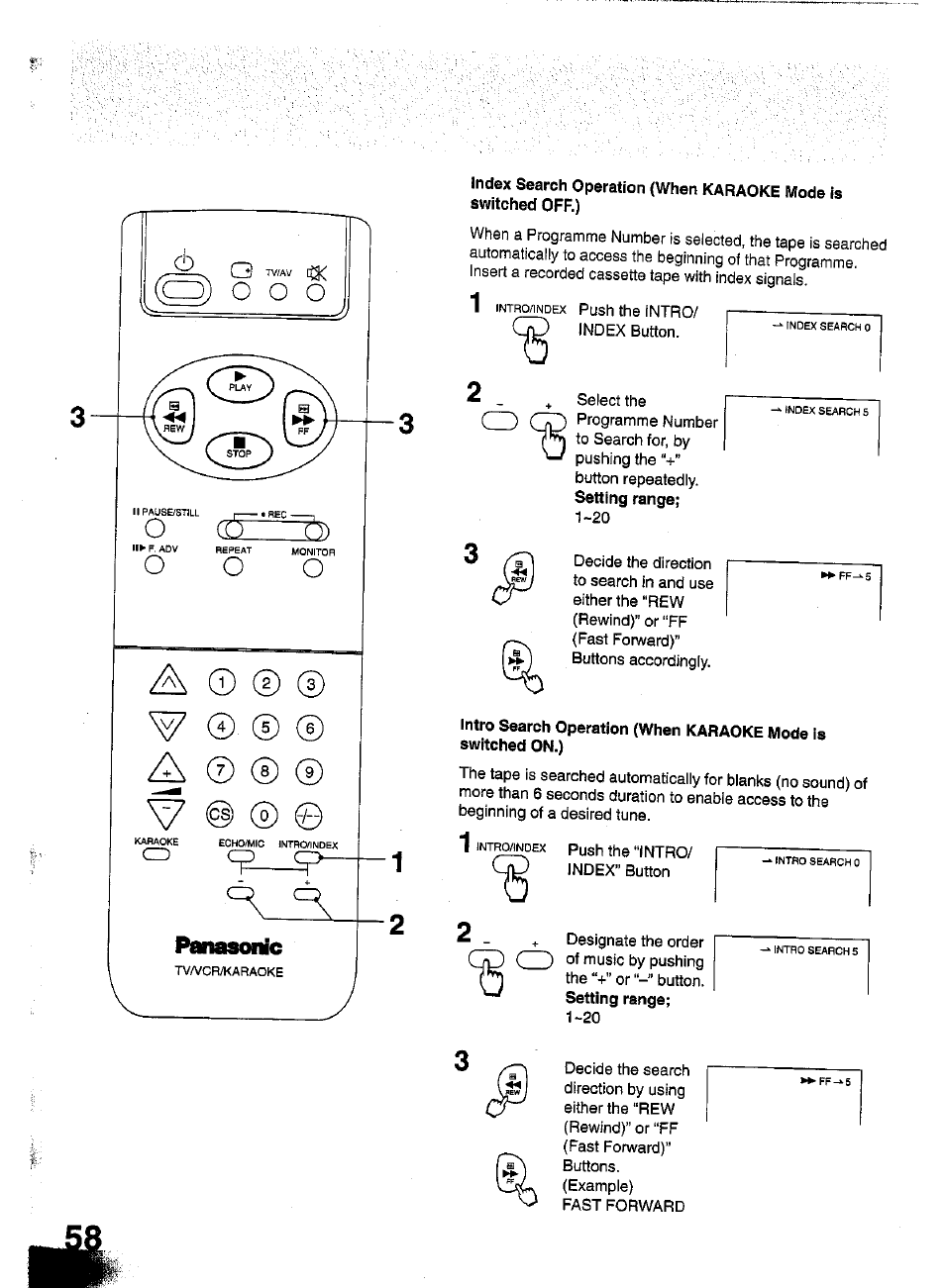 Panasonic TC-W21 User Manual | Page 58 / 80