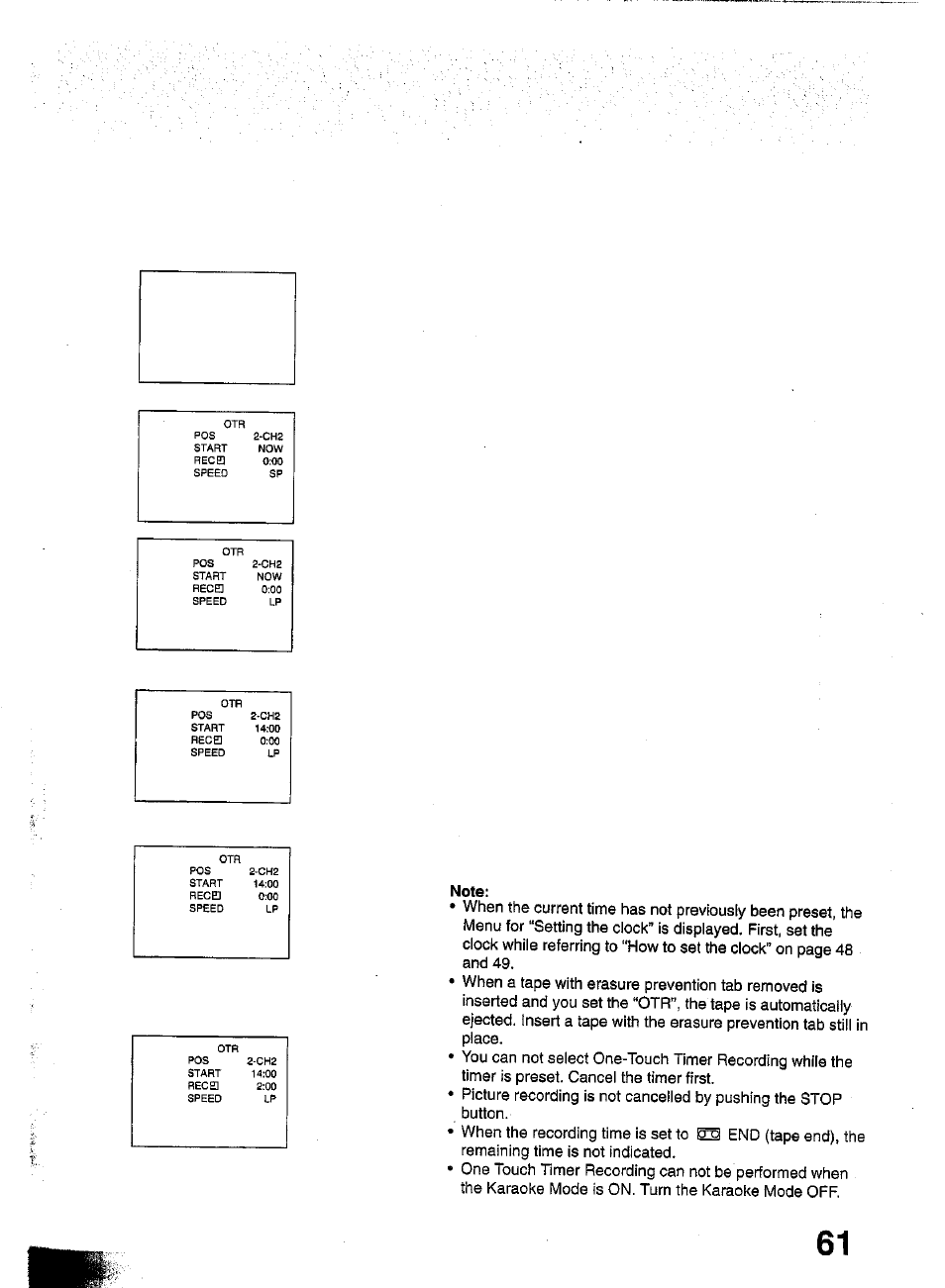 Panasonic TC-W21 User Manual | Page 61 / 80