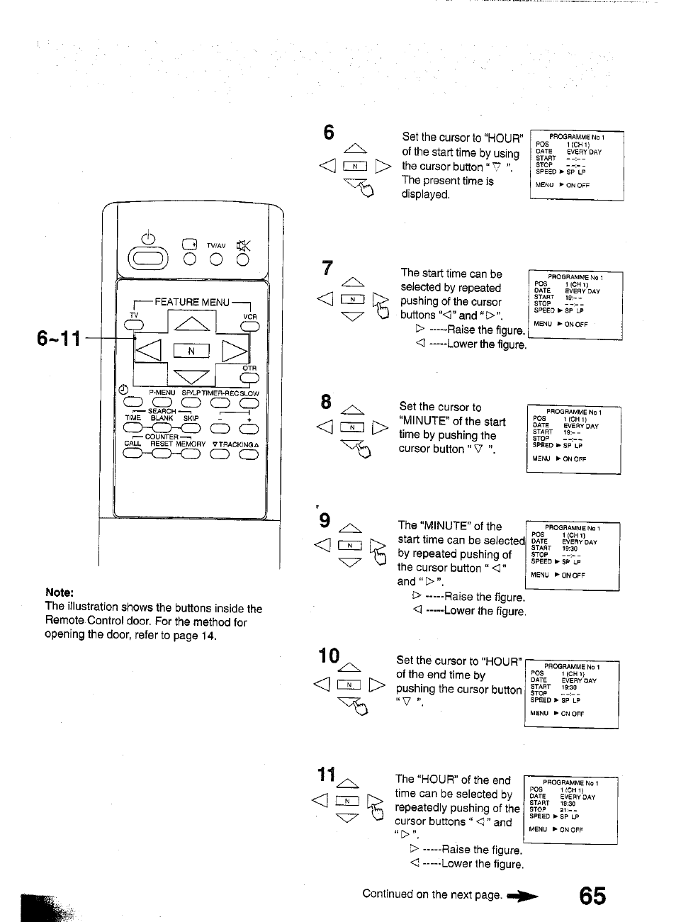 Ra l, Note, L c5d | Q o o o, O<] ra l | Panasonic TC-W21 User Manual | Page 65 / 80