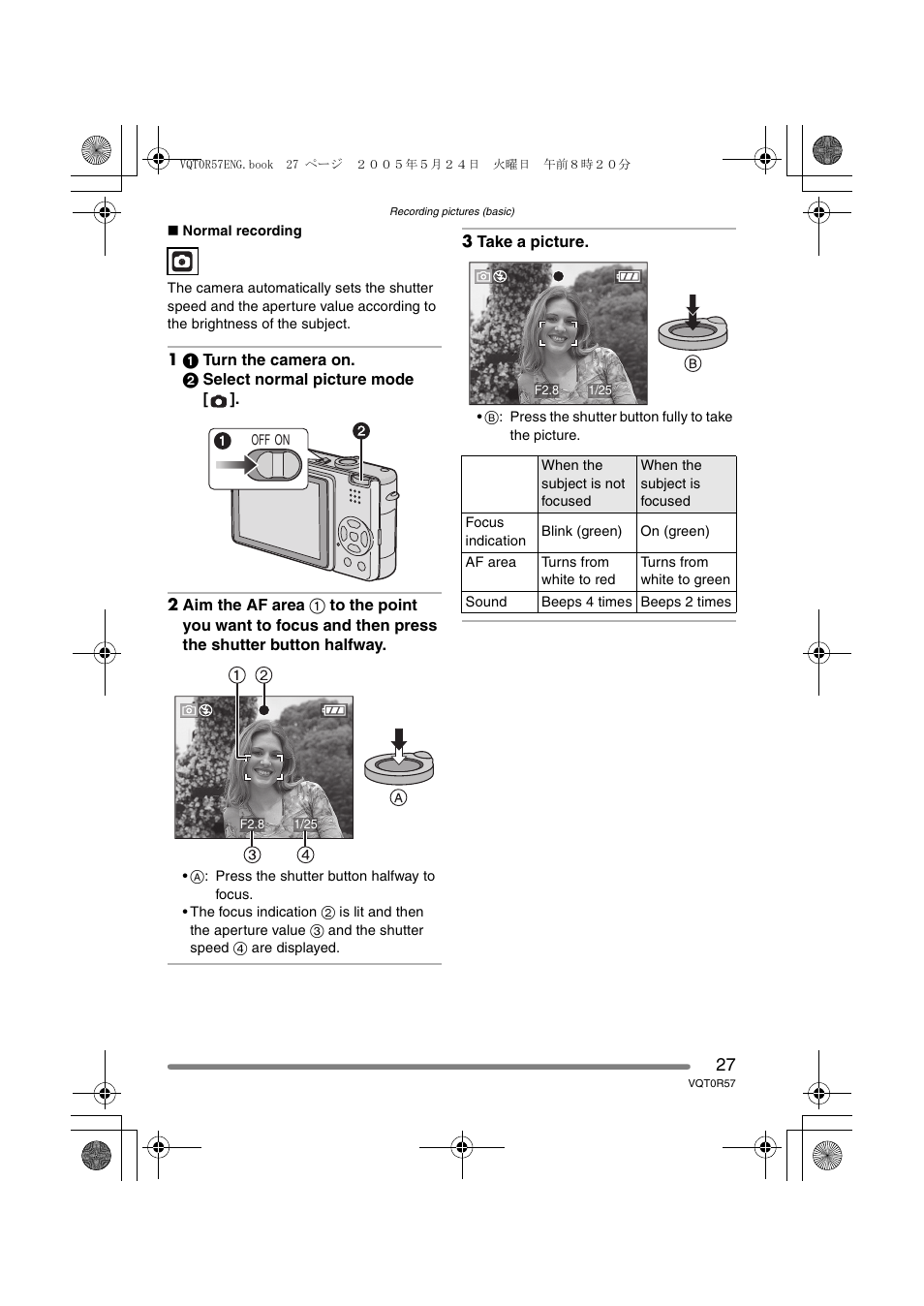 Panasonic DMC-FX8GN User Manual | Page 27 / 104