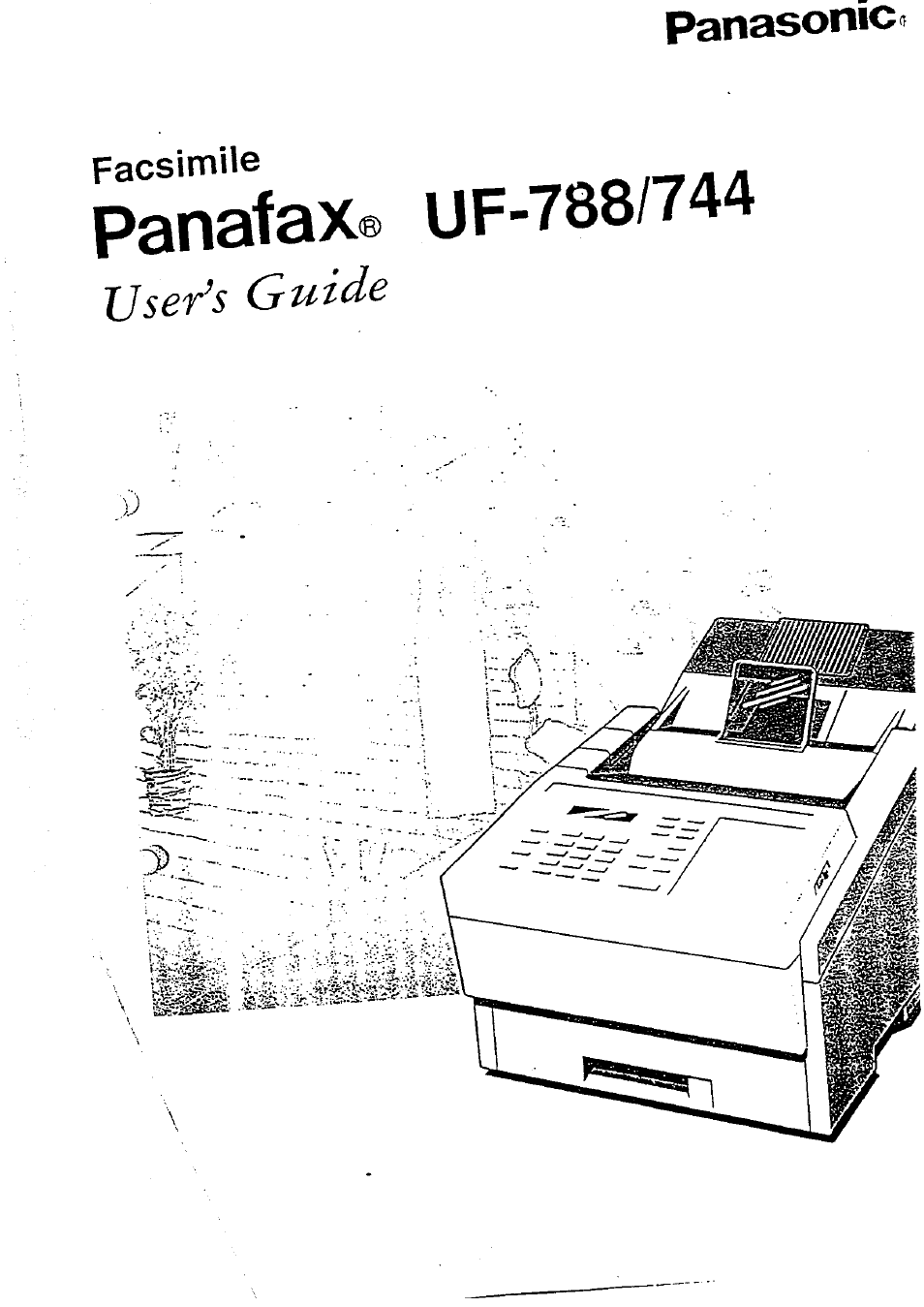 Panasonic Panafax UF-744 User Manual | 164 pages