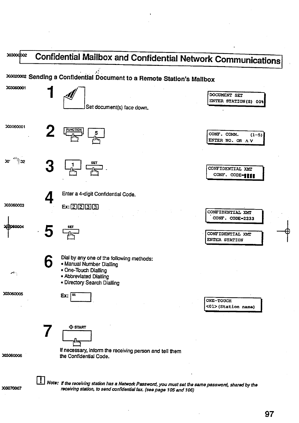 Panasonic Panafax UF-744 User Manual | Page 101 / 164