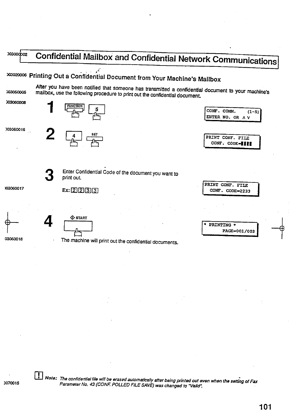 Ex:[i][i]il]ei | Panasonic Panafax UF-744 User Manual | Page 105 / 164