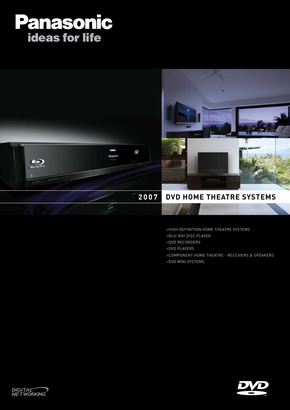 Panasonic DVD Home Theatre System User Manual | 36 pages