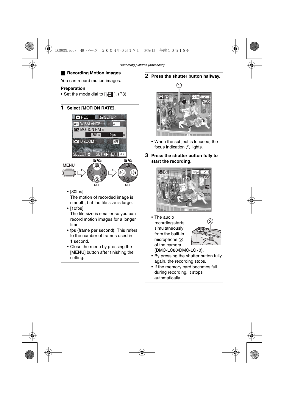 Panasonic DMC-LC50GN User Manual | Page 49 / 100