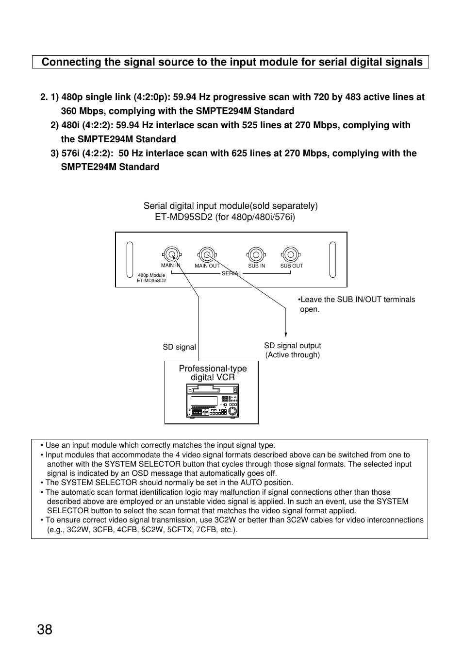 Panasonic PT-D9610U User Manual | Page 38 / 100