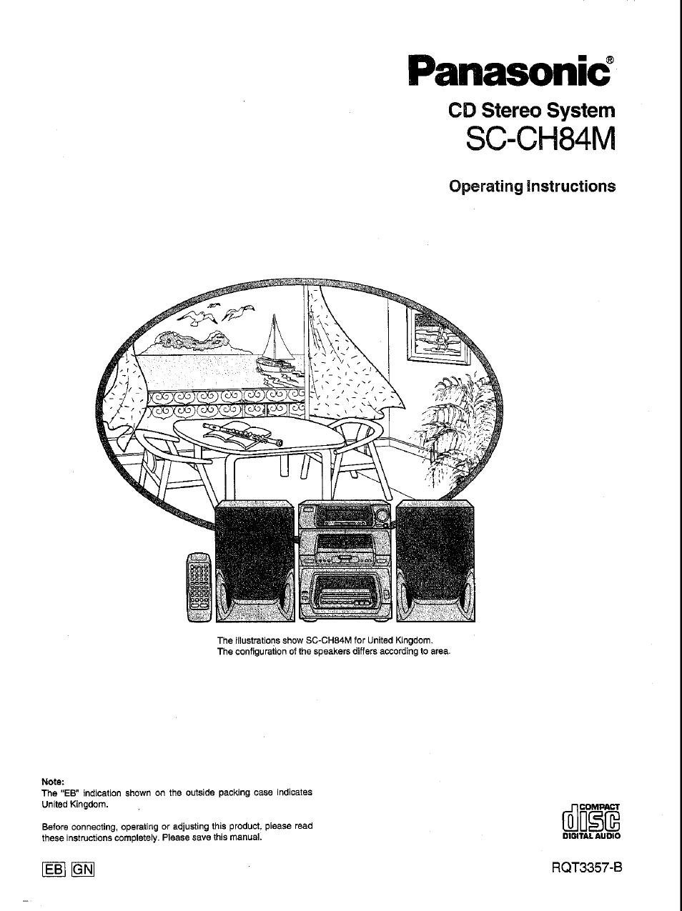 Panasonic SC-CH84M User Manual | 46 pages