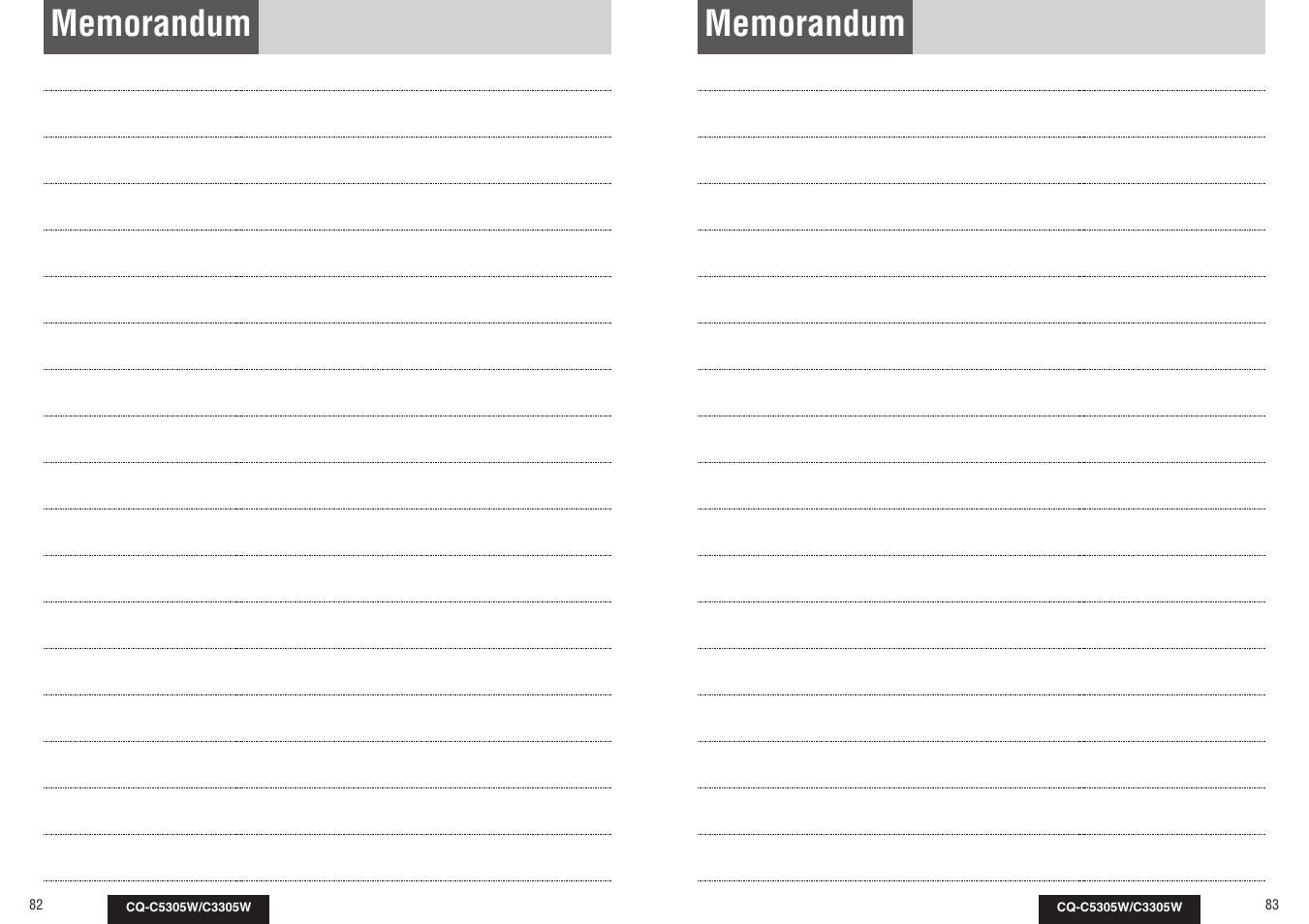 Panasonic CQ-C3305W User Manual | Page 28 / 29