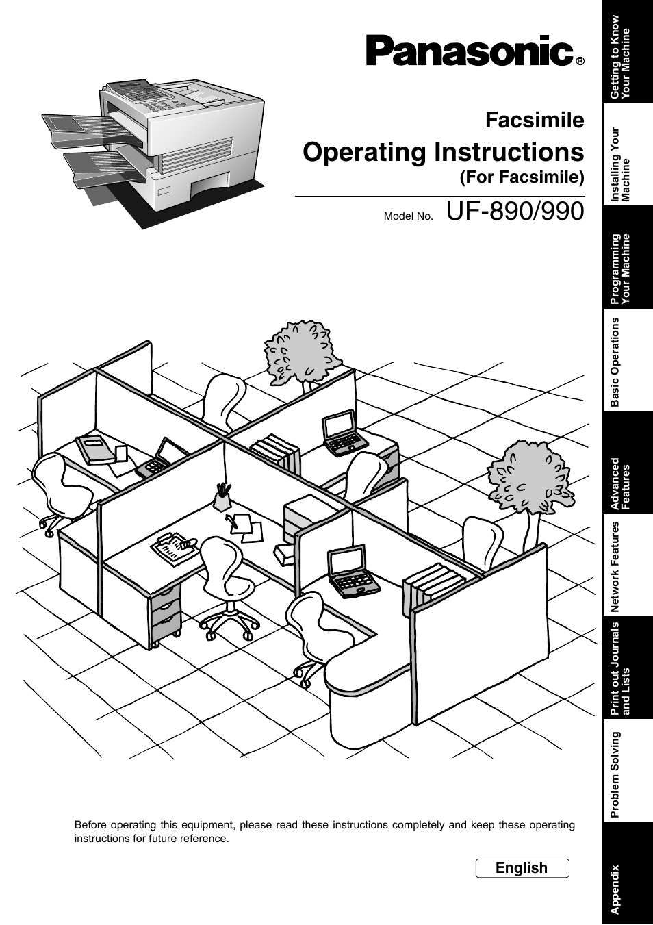 Panasonic UF-890/990 User Manual | 170 pages