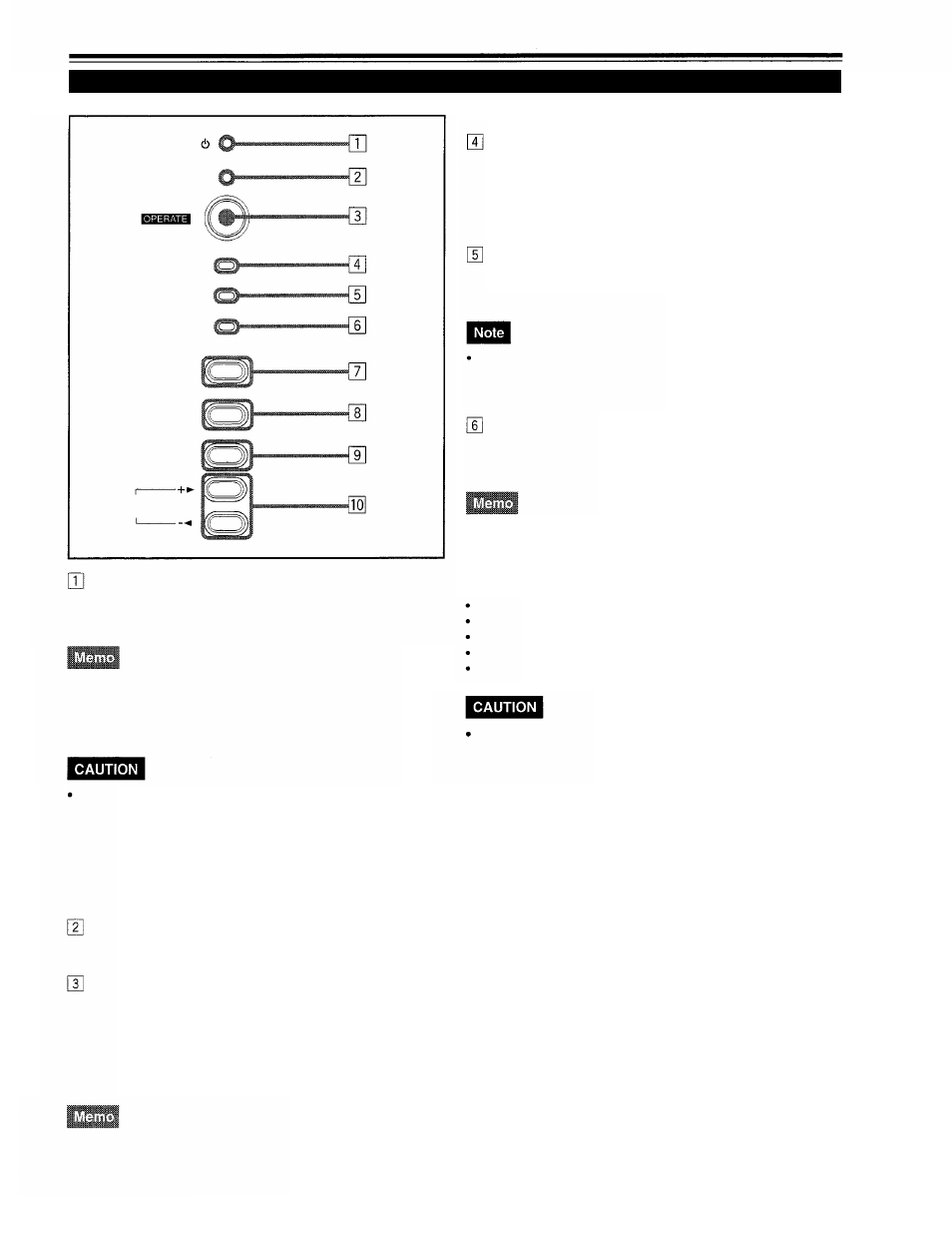 Control panel, Controls and features (cont.) | Panasonic PT-D995U User Manual | Page 11 / 60
