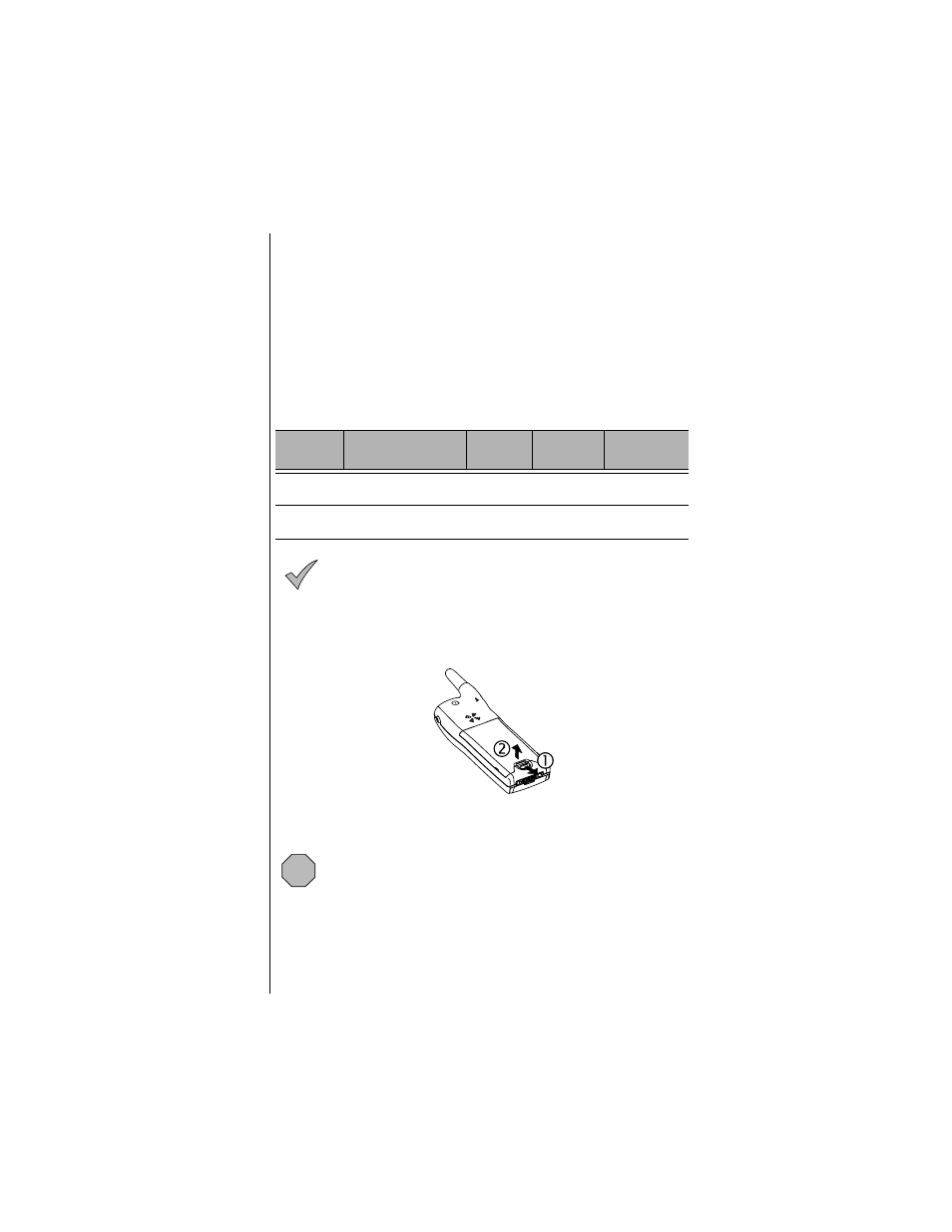 Battery specifications, Removing the battery | Panasonic Versio EB-TX320 User Manual | Page 16 / 46