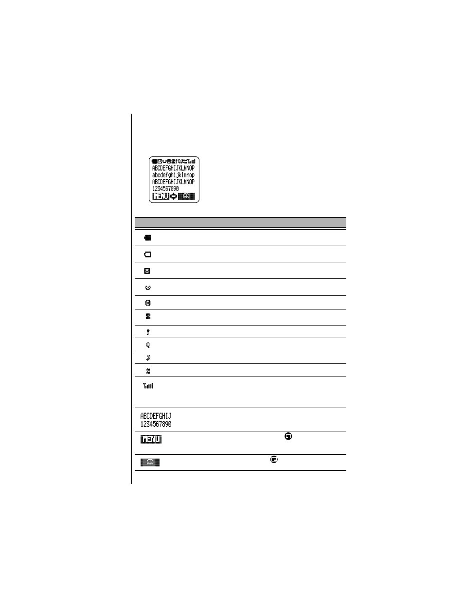Display icons, Master display and icons | Panasonic Versio EB-TX320 User Manual | Page 20 / 46