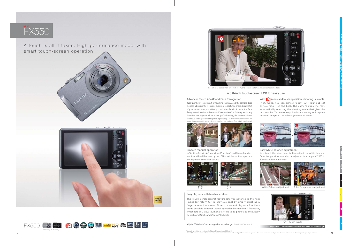 Fx550 | Panasonic DMC-FT1 User Manual | Page 8 / 22