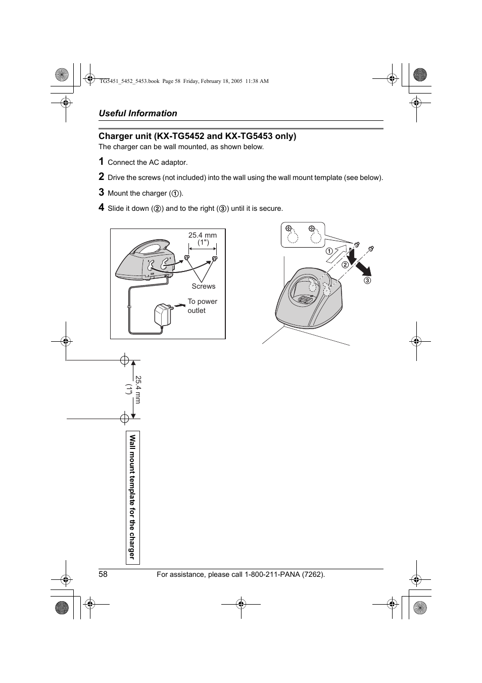 Panasonic KX-TG5453 User Manual | Page 58 / 76