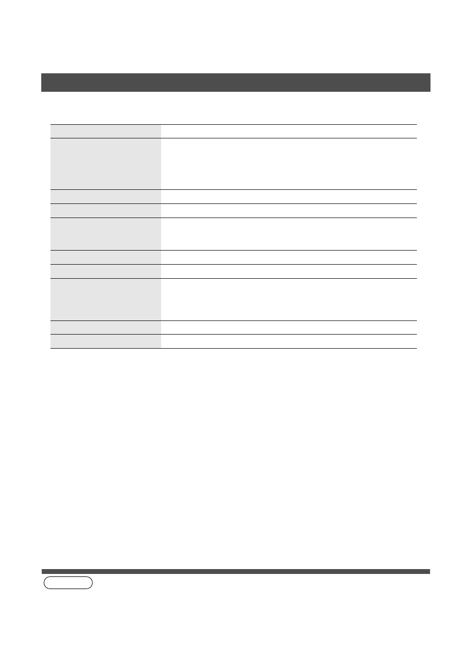 Appendix, Specifications | Panasonic DP-150FX User Manual | Page 100 / 112