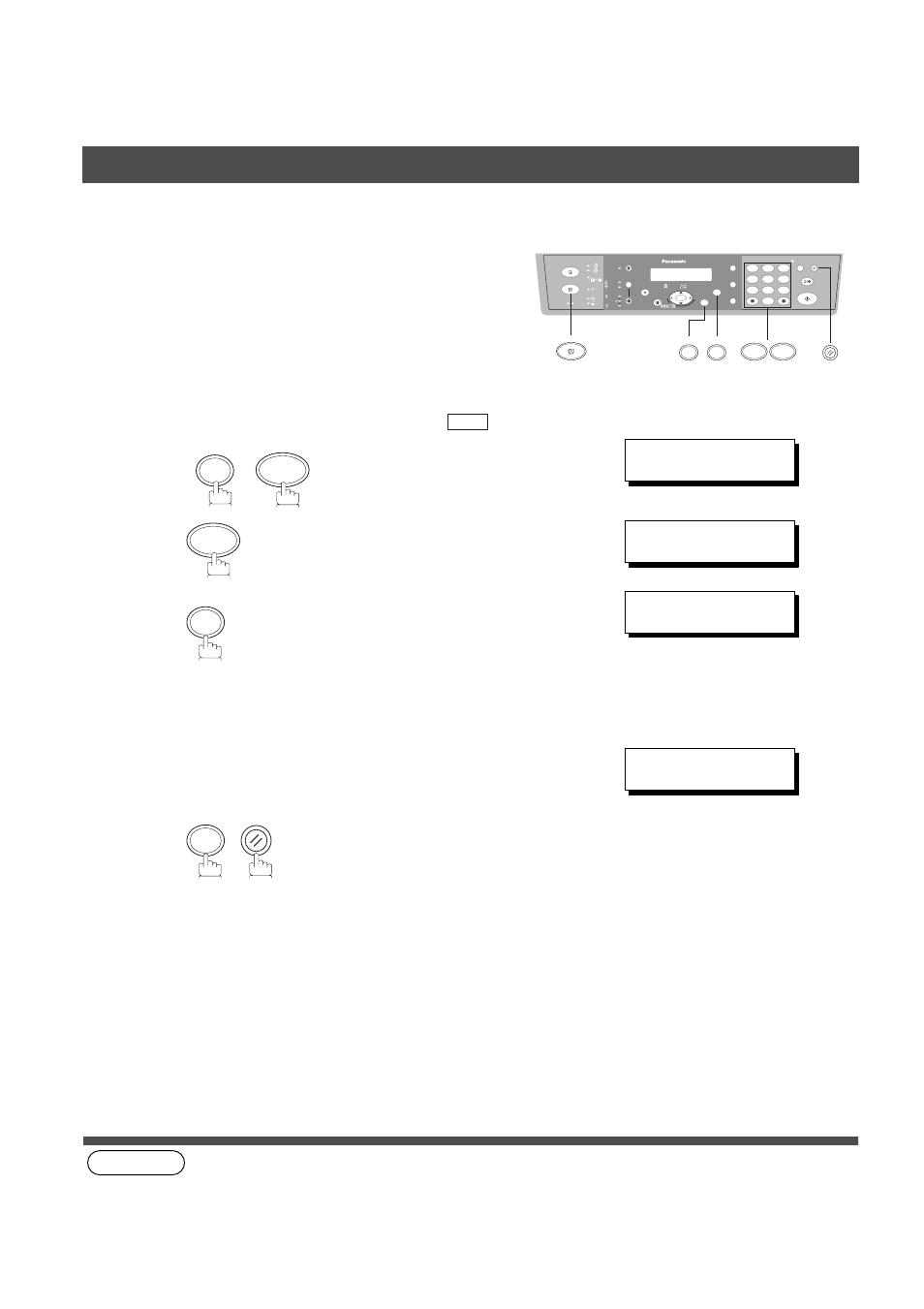 Setting your logo, Installing your machine, User parameters for fax | Panasonic DP-150FX User Manual | Page 22 / 112