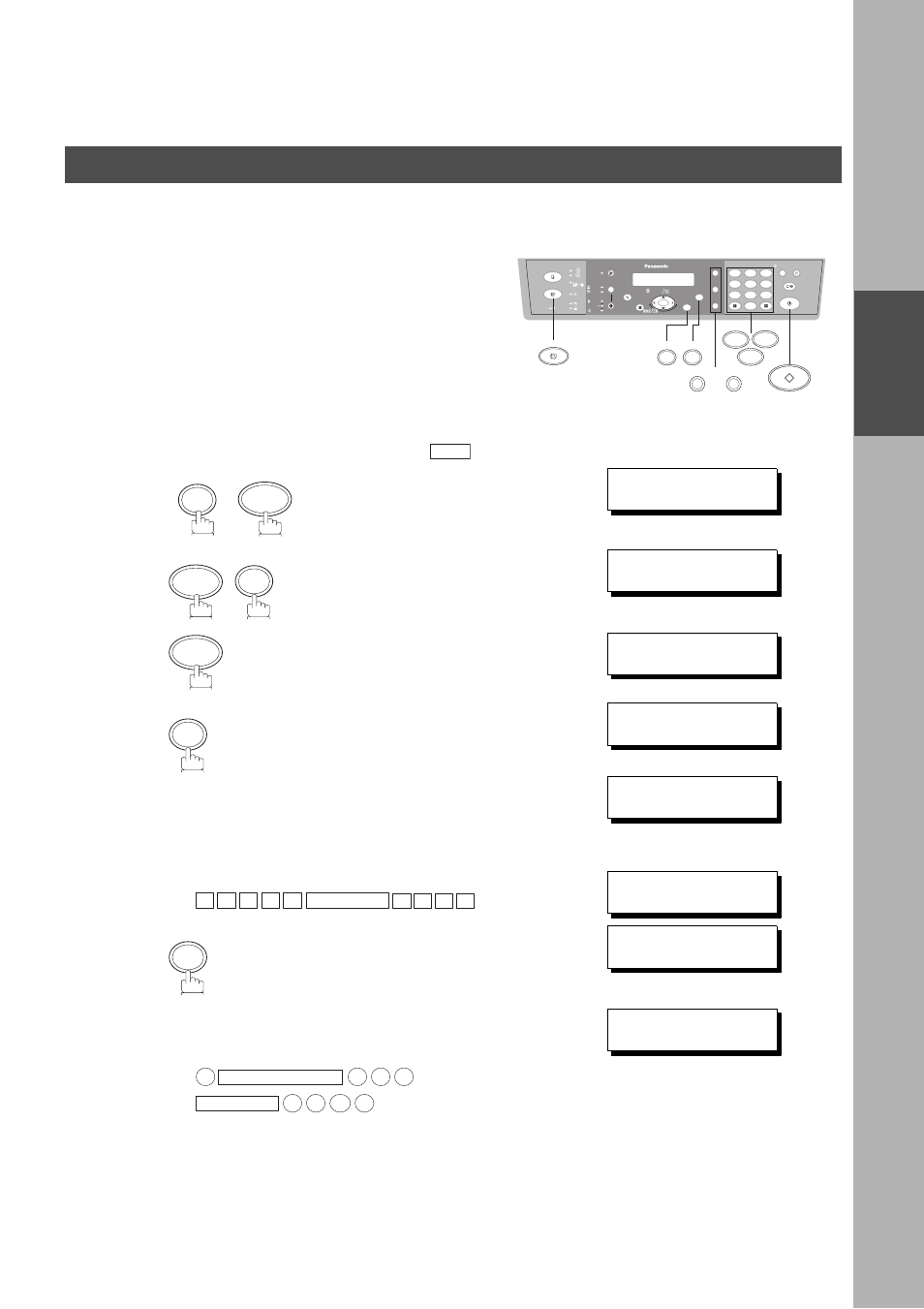 Programming your machine, Phone book, Entering the phone book | Panasonic DP-150FX User Manual | Page 25 / 112