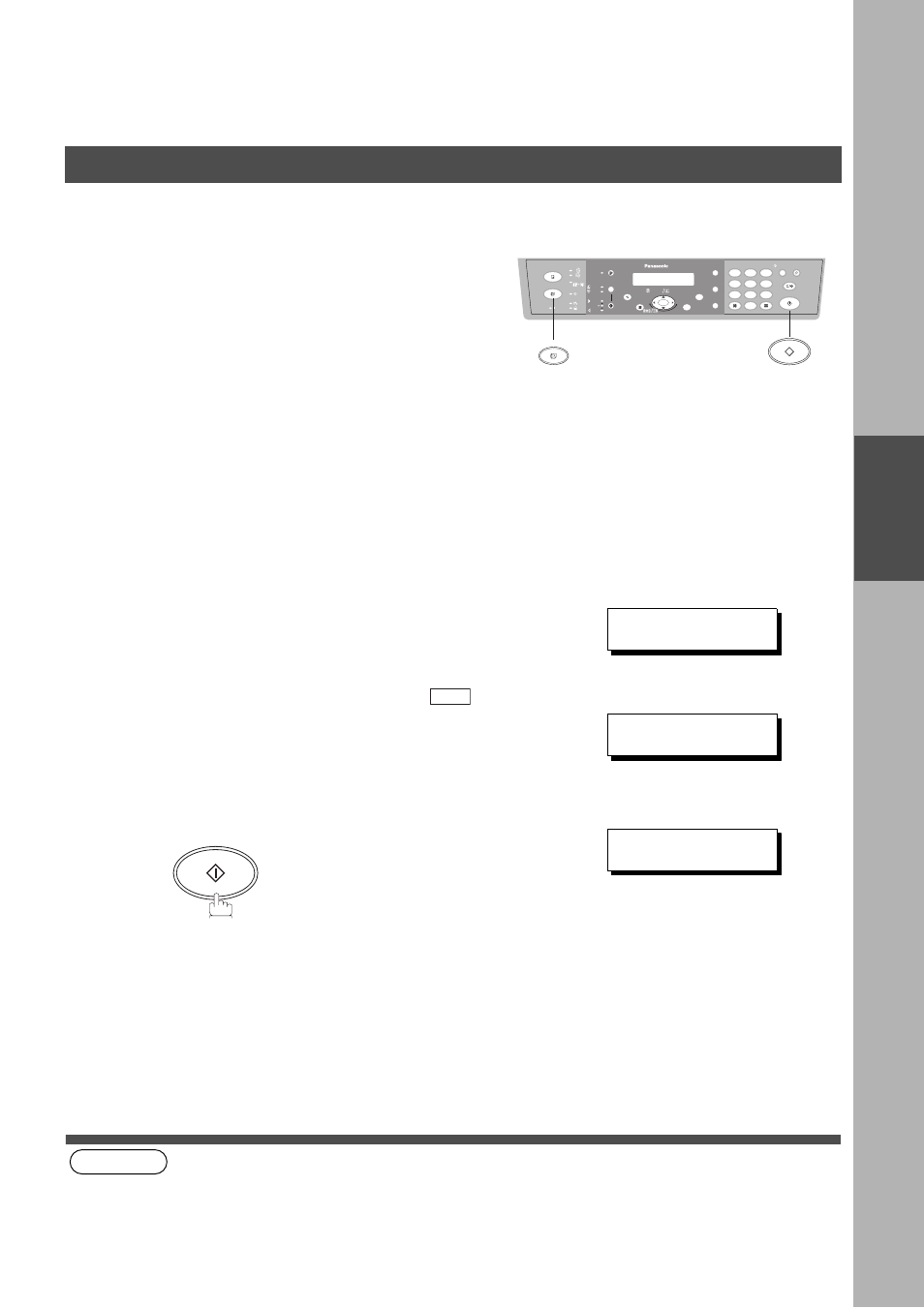 Receiving documents, Reception, Automatic reception | Manual reception, Basic operations | Panasonic DP-150FX User Manual | Page 57 / 112