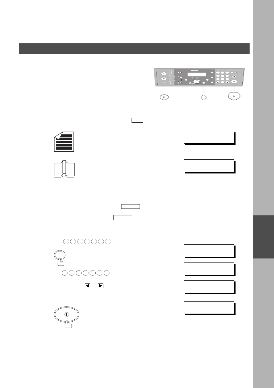 Dialing with a pin code(see, Network feature, Pin code access | Panasonic DP-150FX User Manual | Page 73 / 112