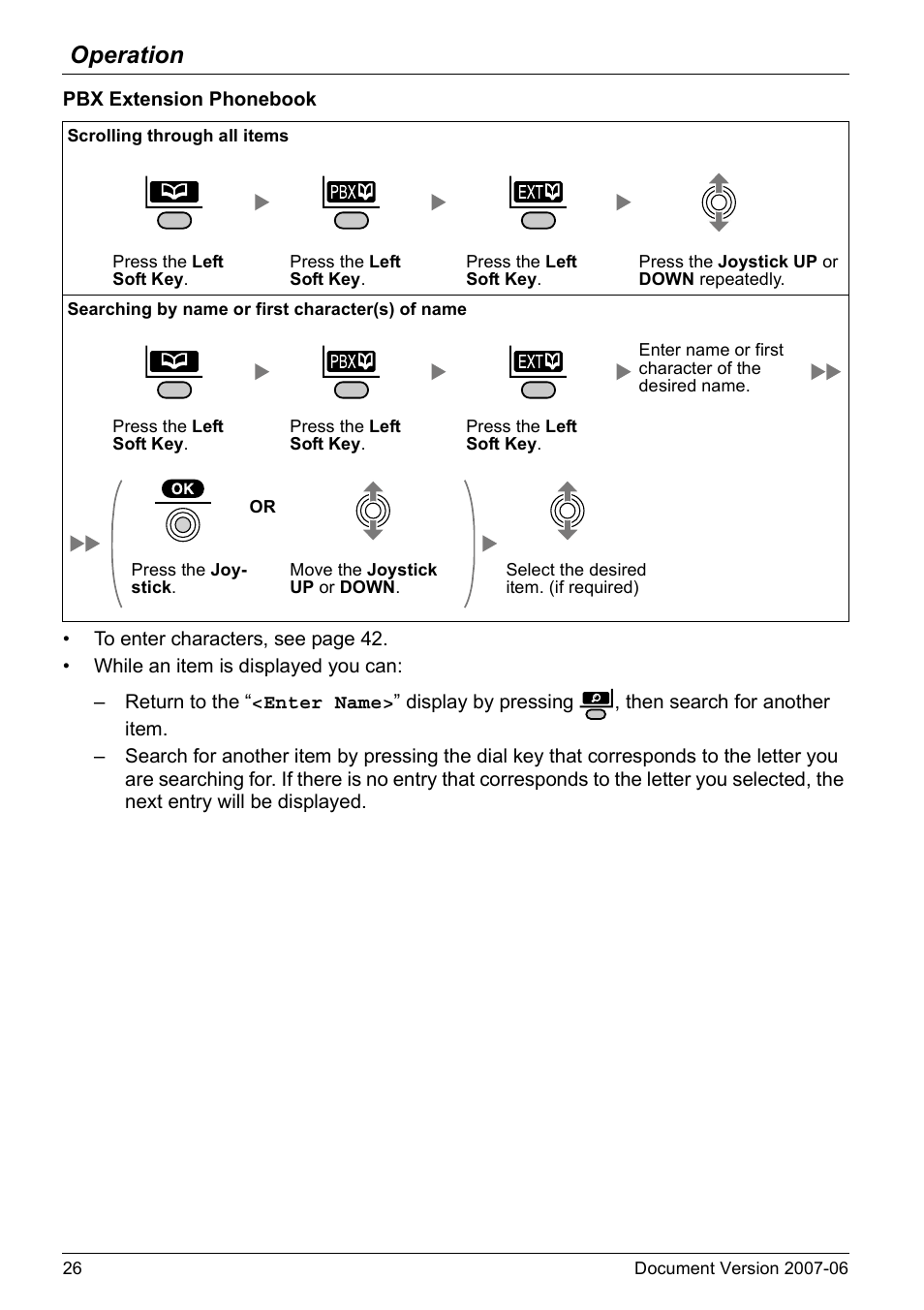 Operation | Panasonic KX-TD7694 User Manual | Page 26 / 68