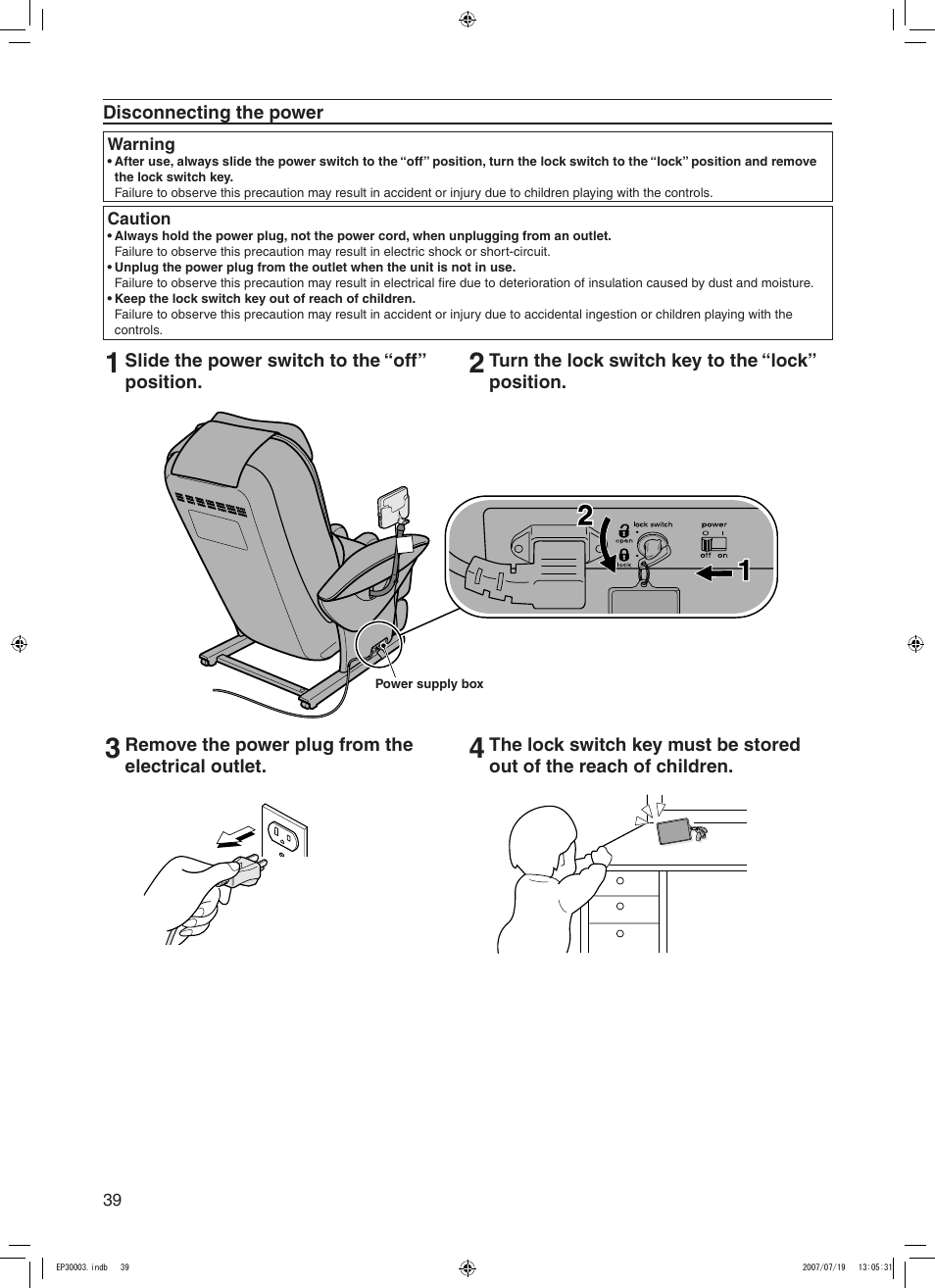 Panasonic 30003 User Manual | Page 40 / 46