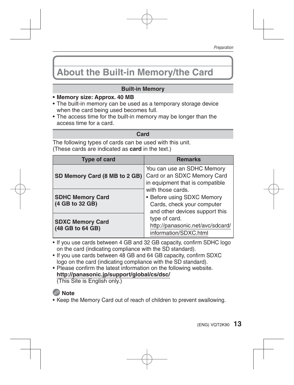 Panasonic DMC-FH22 User Manual | Page 13 / 34