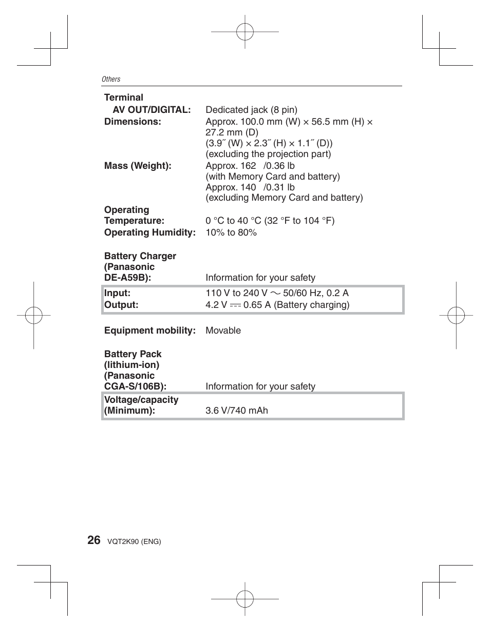 Panasonic DMC-FH22 User Manual | Page 26 / 34