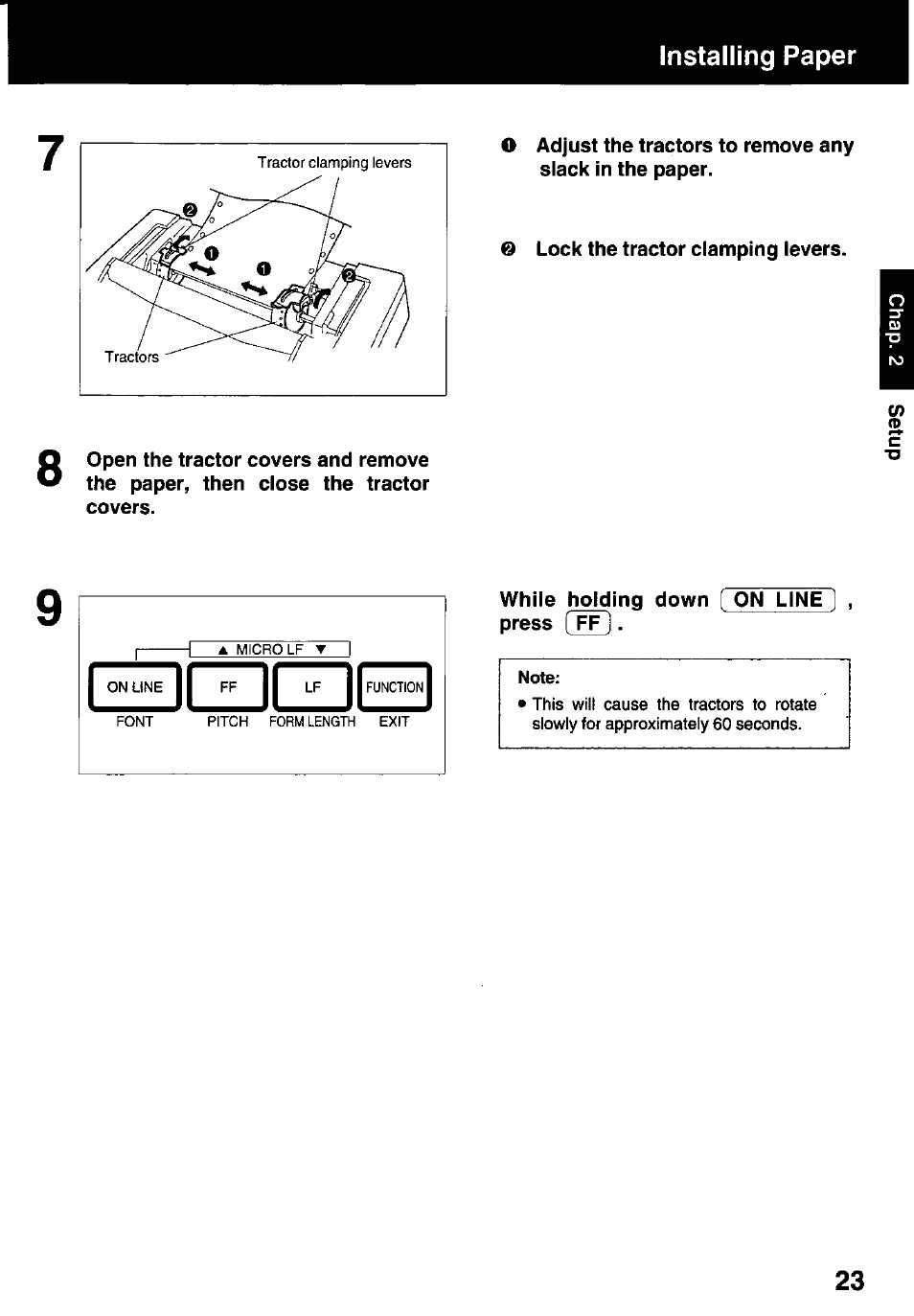 Panasonic KX-P3123 User Manual | Page 23 / 116