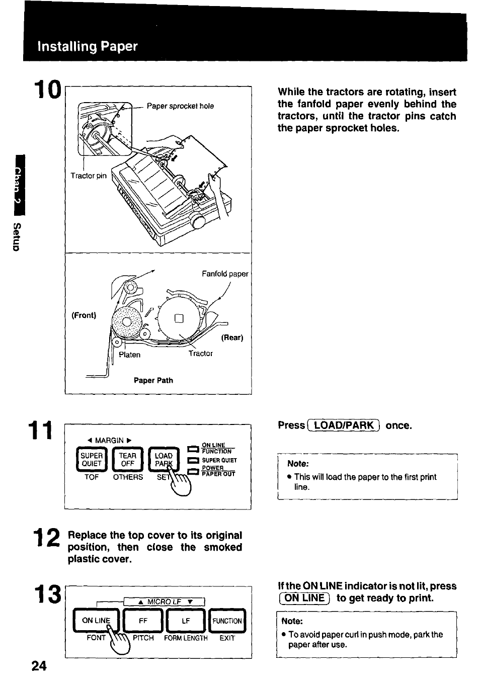 Panasonic KX-P3123 User Manual | Page 24 / 116