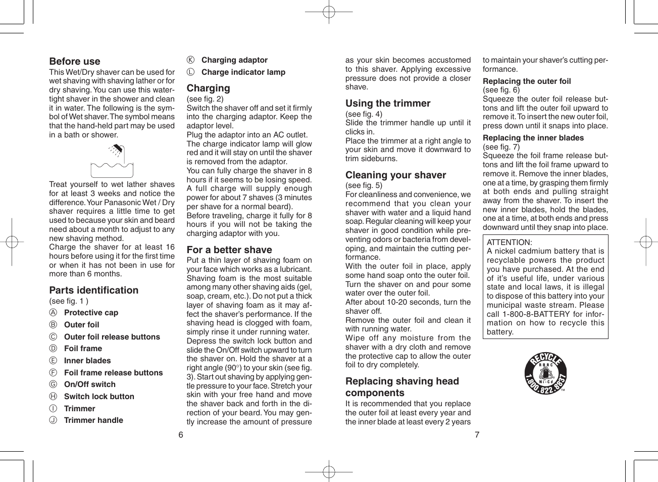 Panasonic ES4027 User Manual | Page 4 / 10