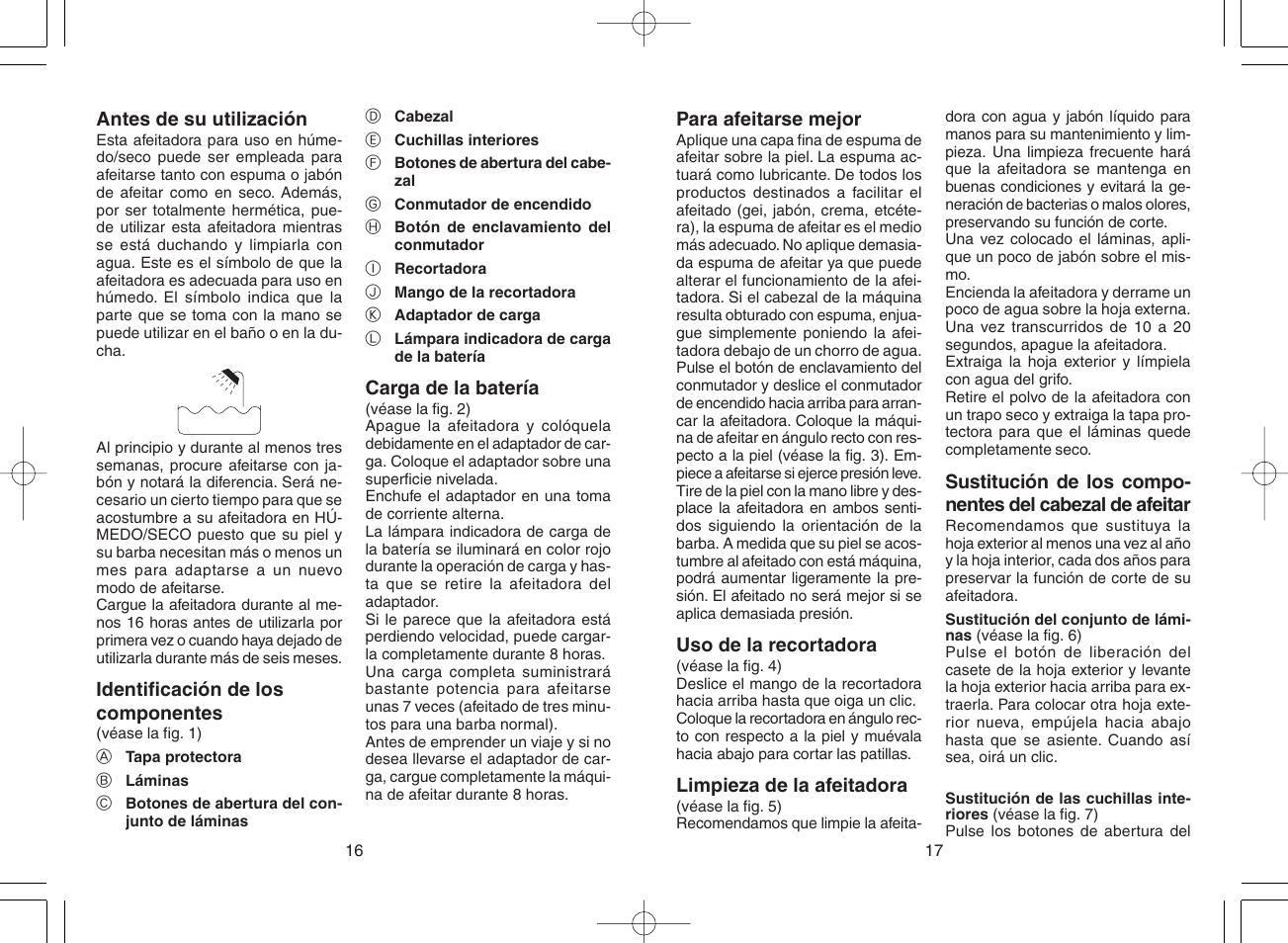 Panasonic ES4027 User Manual | Page 9 / 10