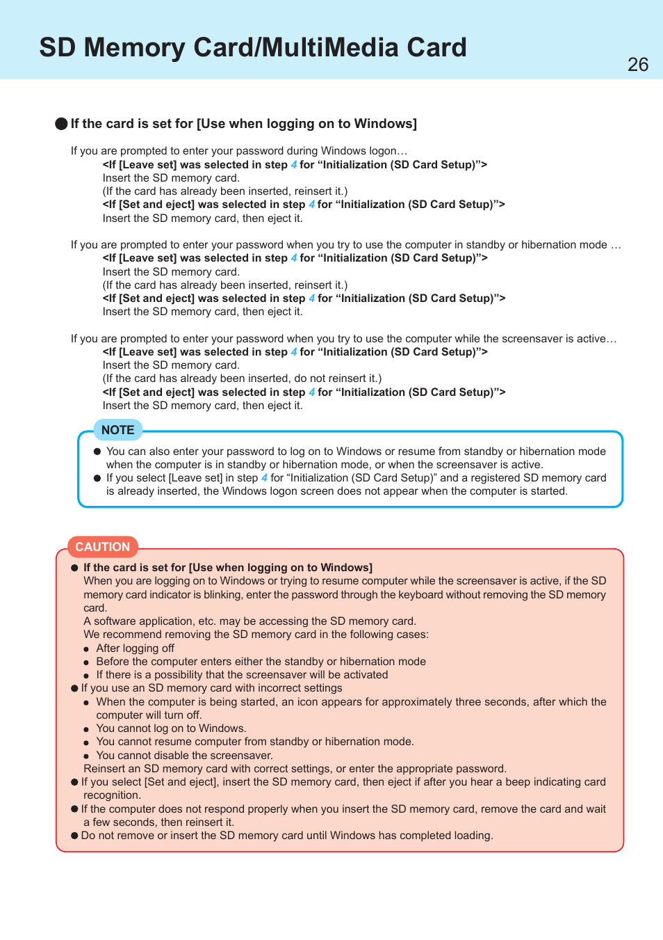 Panasonic CF-R1 User Manual | Page 26 / 52