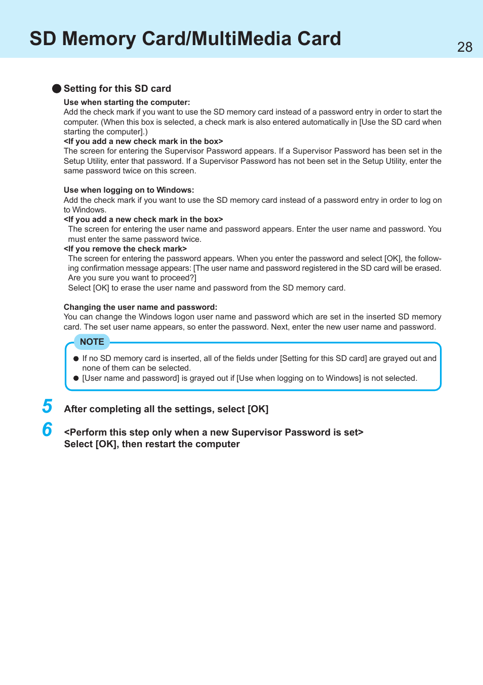 Panasonic CF-R1 User Manual | Page 28 / 52
