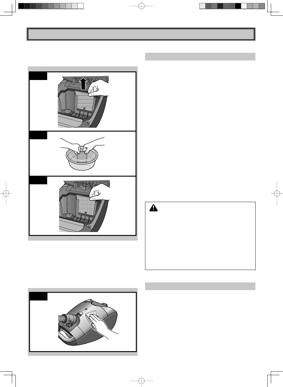 Caution, D - maintenance and servicing | Panasonic MC-CG887 User Manual | Page 20 / 32