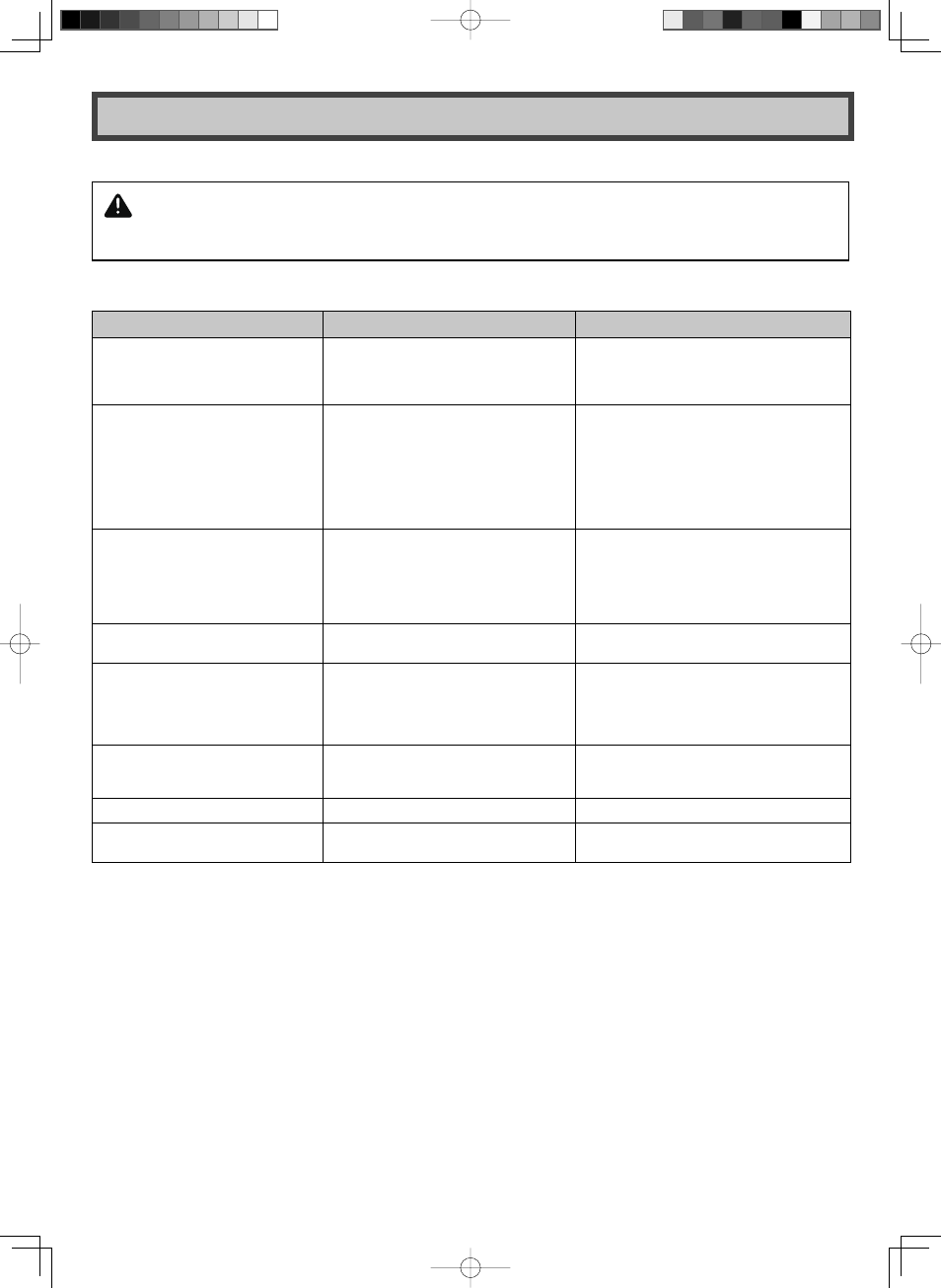 Before requesting service, Warning | Panasonic MC-CG887 User Manual | Page 25 / 32
