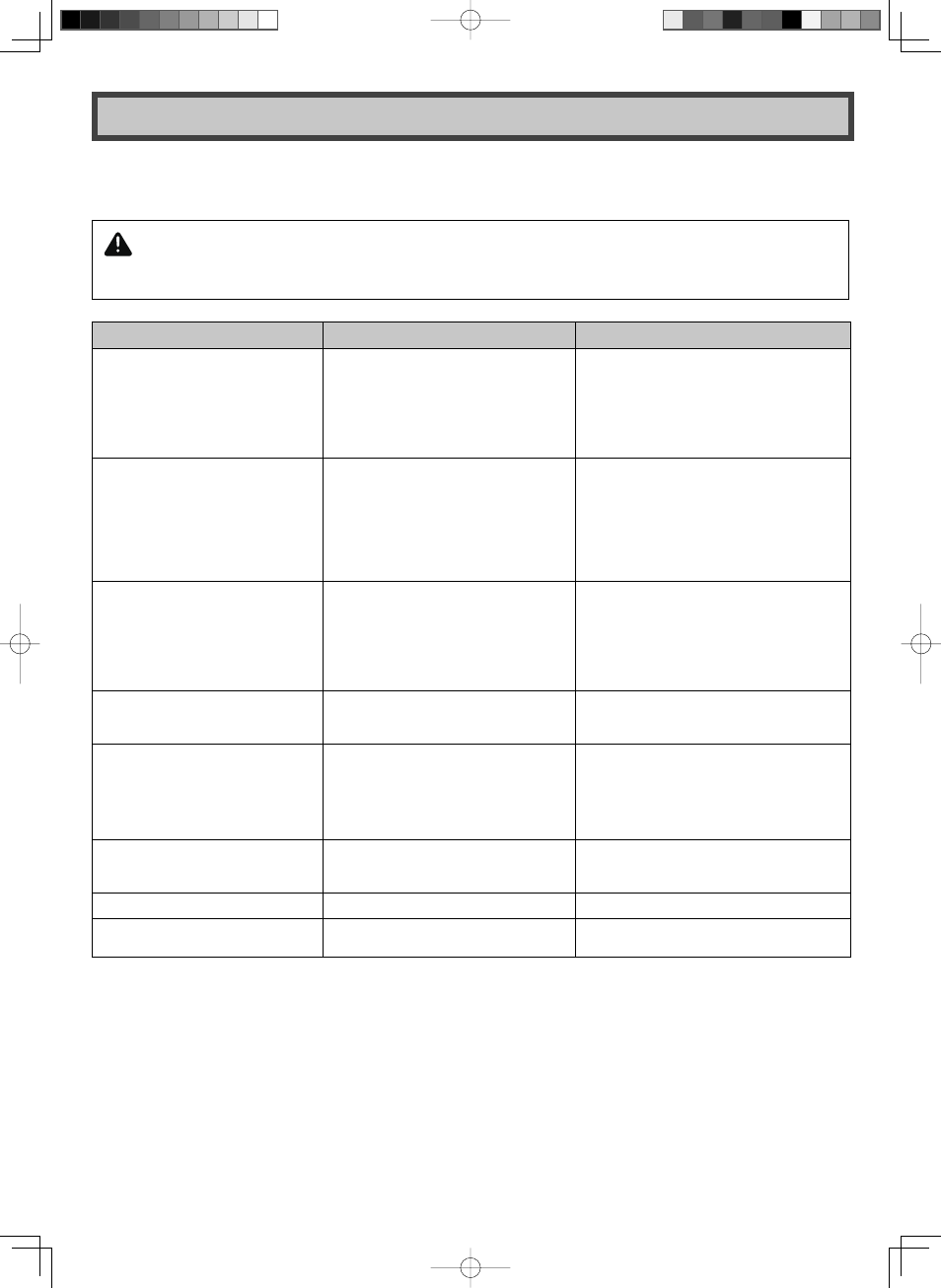 Guide de dépannage, Avertissement | Panasonic MC-CG887 User Manual | Page 26 / 32