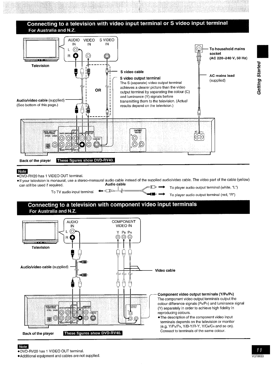 S0) o | Panasonic DVD-RV40 EN User Manual | Page 11 / 44