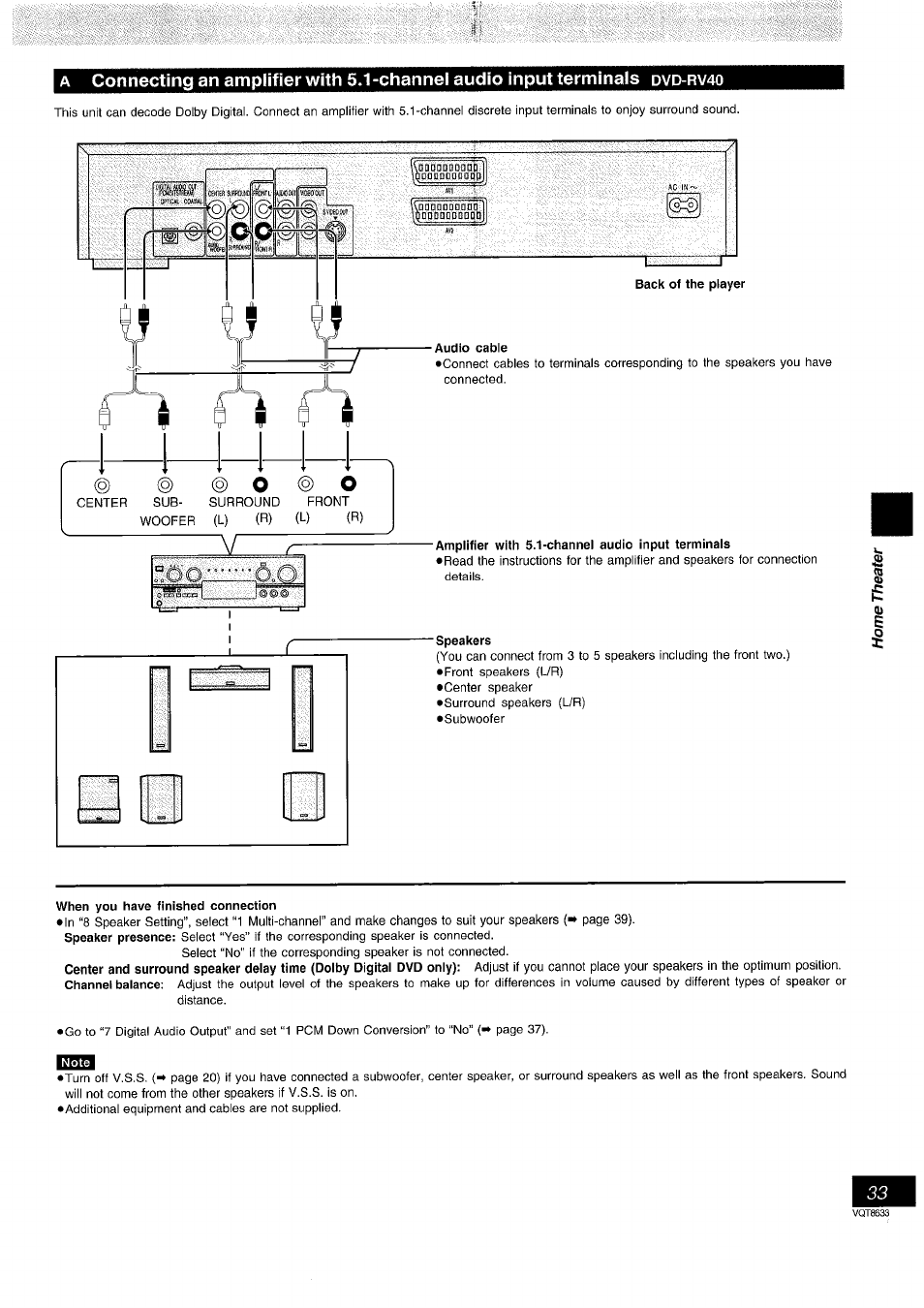Panasonic DVD-RV40 EN User Manual | Page 33 / 44
