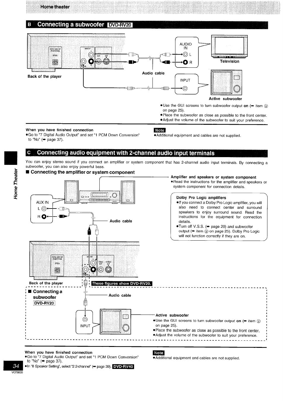 Panasonic DVD-RV40 EN User Manual | Page 34 / 44