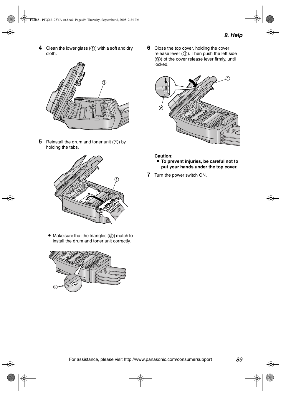 Panasonic KX-FLB851 User Manual | Page 91 / 110