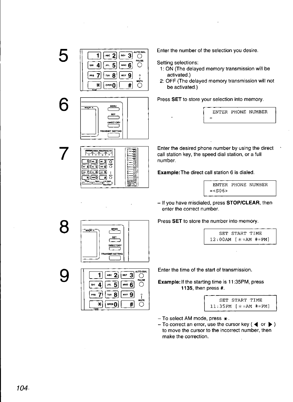 Jedel o | Panasonic KX-F3100 User Manual | Page 106 / 248