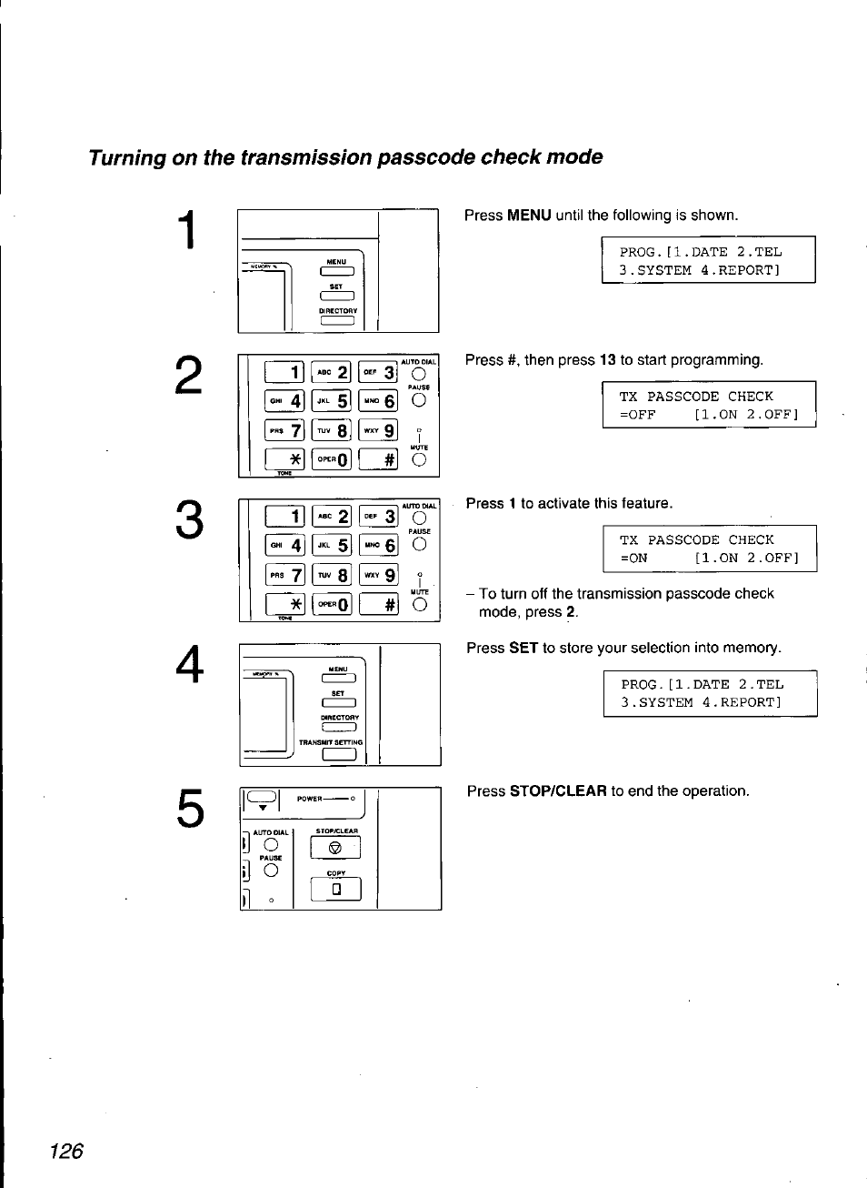 Panasonic KX-F3100 User Manual | Page 128 / 248