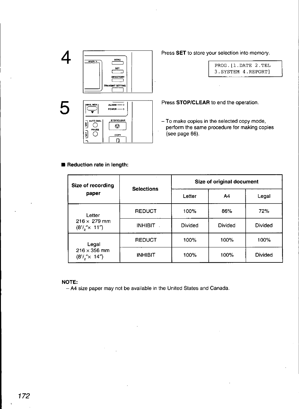 Note | Panasonic KX-F3100 User Manual | Page 174 / 248
