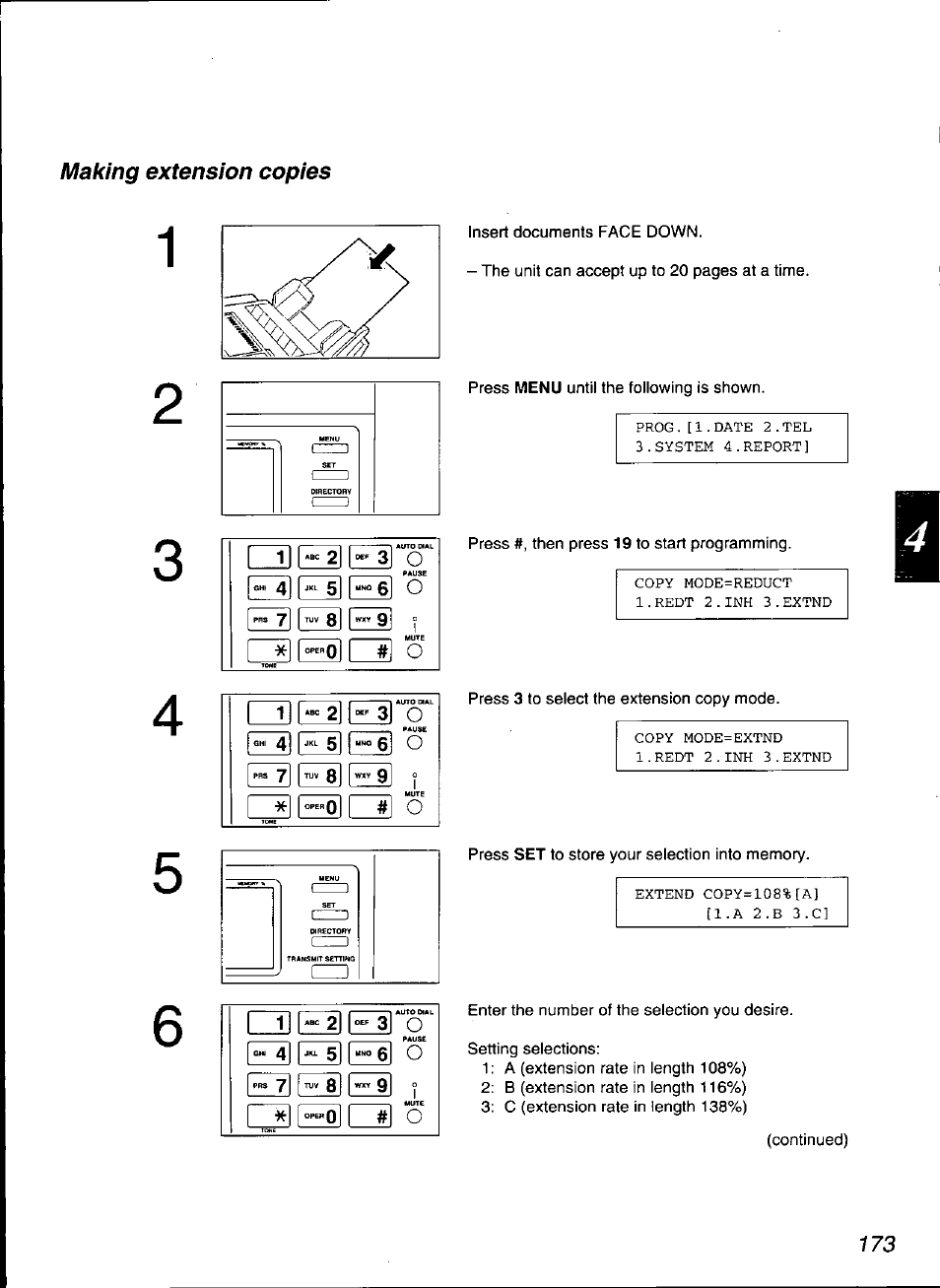 Panasonic KX-F3100 User Manual | Page 175 / 248