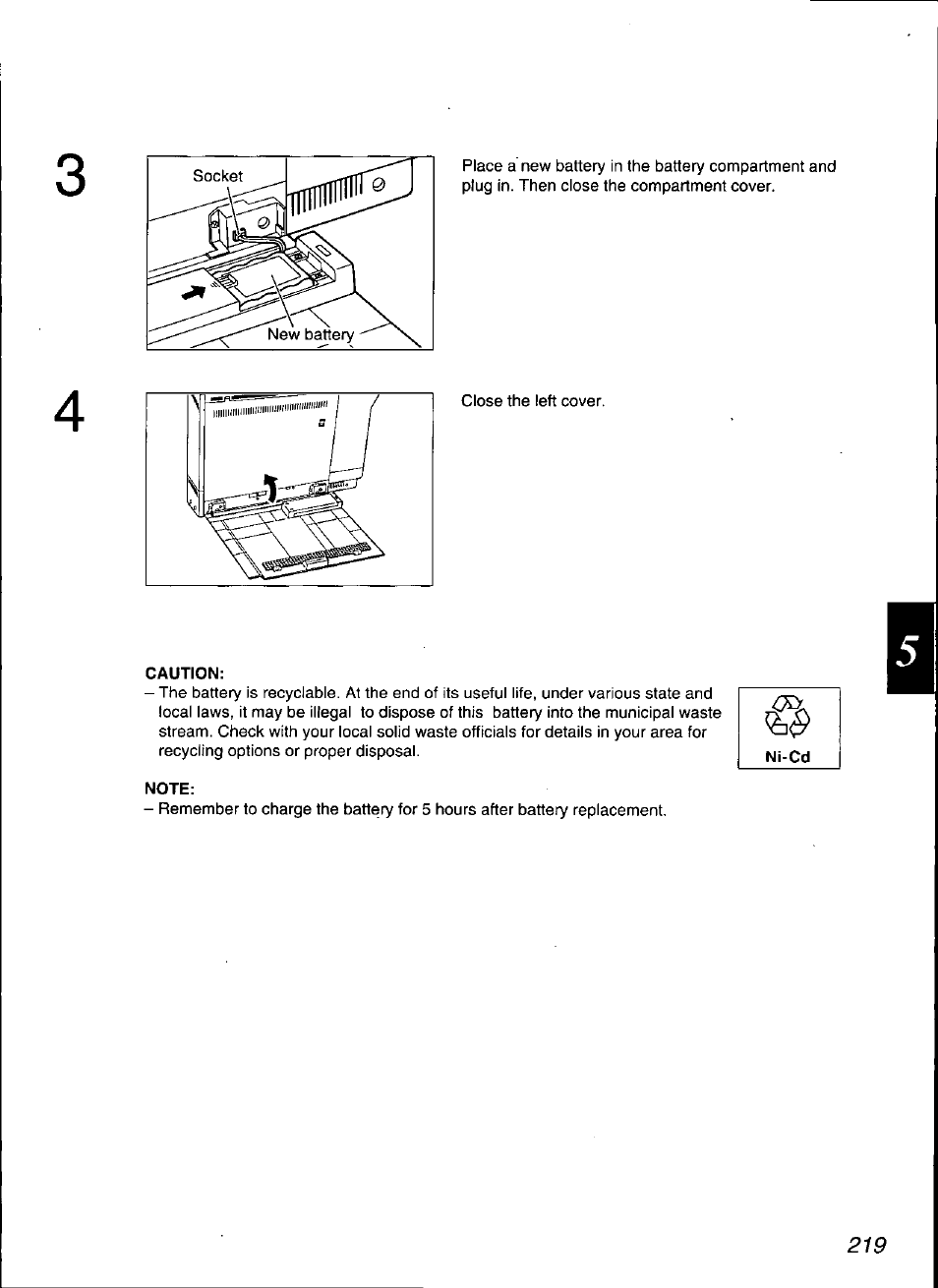 Caution, Note | Panasonic KX-F3100 User Manual | Page 221 / 248