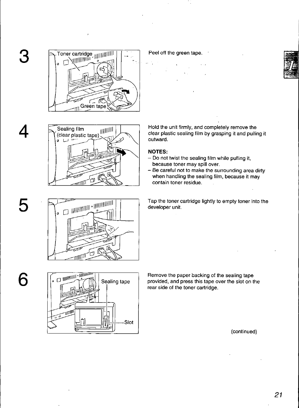 Notes | Panasonic KX-F3100 User Manual | Page 23 / 248